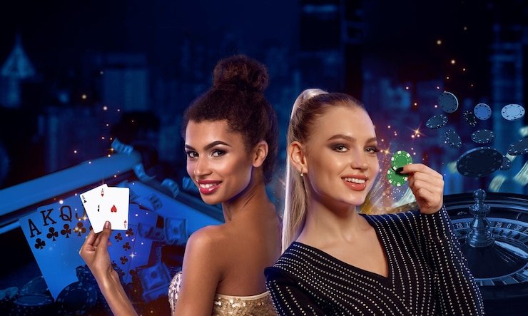 Live dealer blackjack table with multi-camera feed